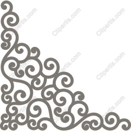 Elegant Corner Swirl