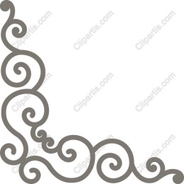Elegant Swirl Corner
