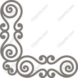 Elegant Scrollwork Corner