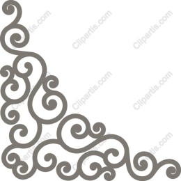 Whimsical Scroll Corner