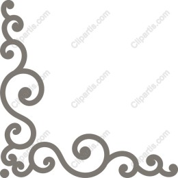 Elegant Swirl Corner