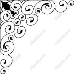 Floral Swirl Corner