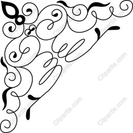 Ornate Flourish Corner