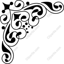 Elegant Black Decorative Corner