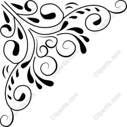 Elegant Black Flourish