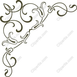 Elegant Ornate Floral Corner