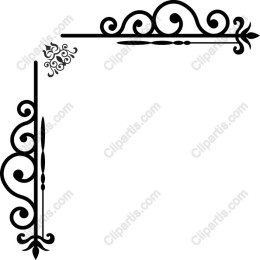 Elegant Floral Corner Ornament