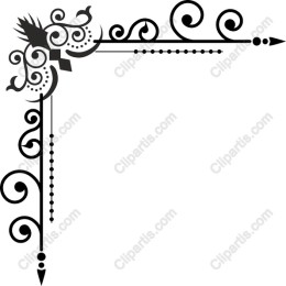Vintage Ornamental Corner Art