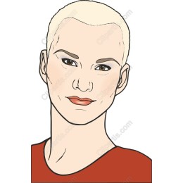 Bold Modern Blonde Portrait