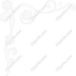 Elegant Floral Border
