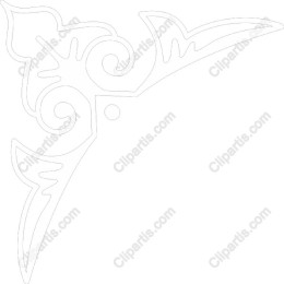 Elegant Floral Outline