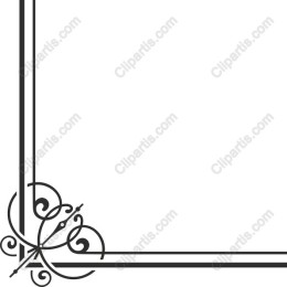 Elegant Decorative Corner Border