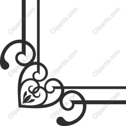 Elegant Heart Motif Decorative Frame