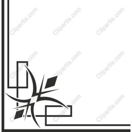 Modern Geometric Corner Accent