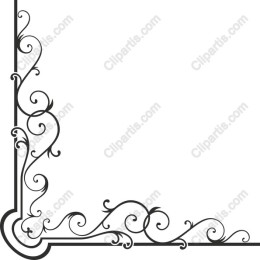 Elegant Ornate Corner Frame