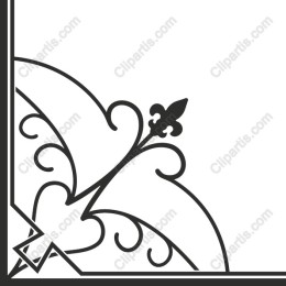 Timeless Flourish Corner Decorative