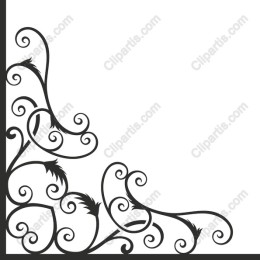 Decorative Floral Corner