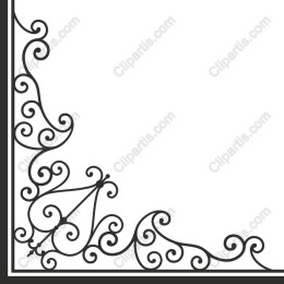 Elegant Swirl Border