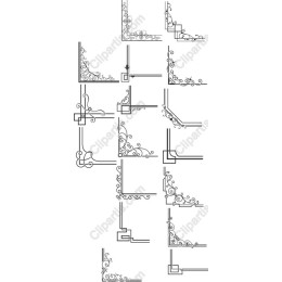 Ornate Corner Set