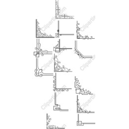 Elegant Decorative Corner Ornaments Collection