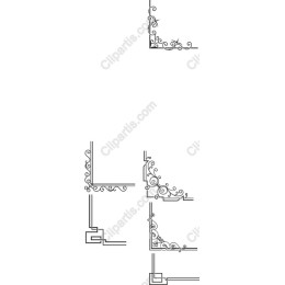 Elegant Corner Embellishment Set
