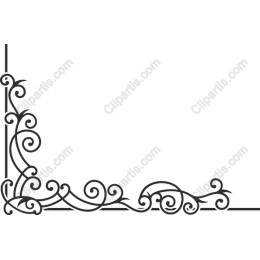 Vintage Floral Border