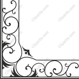 Elegant Decorative Flourish Frame