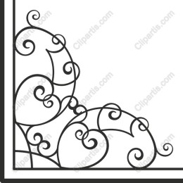 Ornate Swirl Corner