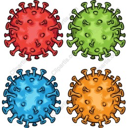 Colorful Virus Set