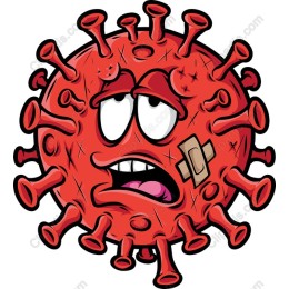 Infected Virus Cartoon