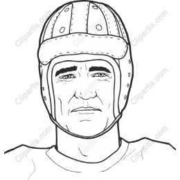 Vintage Football Player