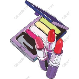 Vibrant Makeup Palette and Lipstick