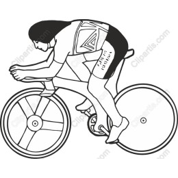 Cyclist in Motion