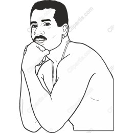 Contemplative Male Figure