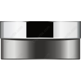 Sleek Silver Canister