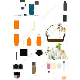  Beauty Essentials Clipart Bundle