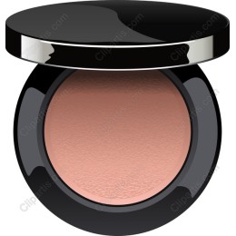 Elegant Black Cosmetic Compact