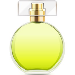 Elegant Green Perfume Bottle