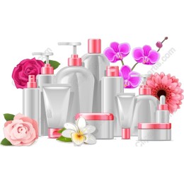 Elegant Cosmetic Bottle Set