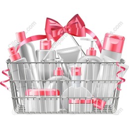 Elegant Cosmetic Basket