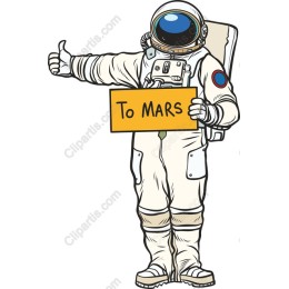 To Mars Astronaut