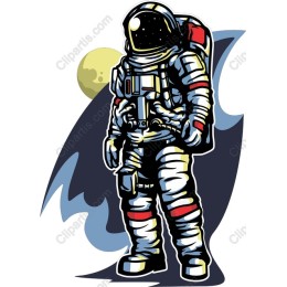 Vibrant Astronaut - Space Exploration Art