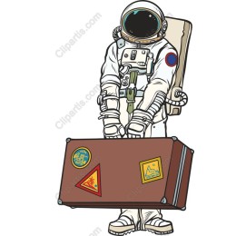 Astronaut Adventure: Travel-Ready Graphic