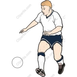 of a Soccer Player in Action