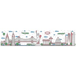 Global Landmarks Skyline