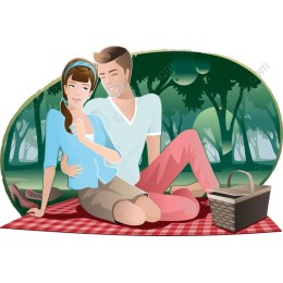 Romantic Forest Picnic