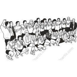 Celebratory Sports Team
