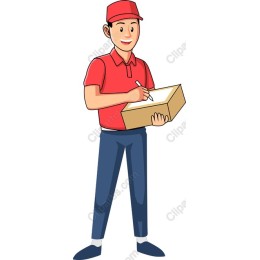 Cheerful Delivery Man