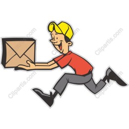 Cheerful Delivery Person