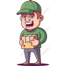 Cheerful Delivery Man